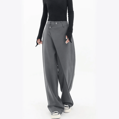 Wijde Broek Asymmetrisch Luxe Model voor Vrouw