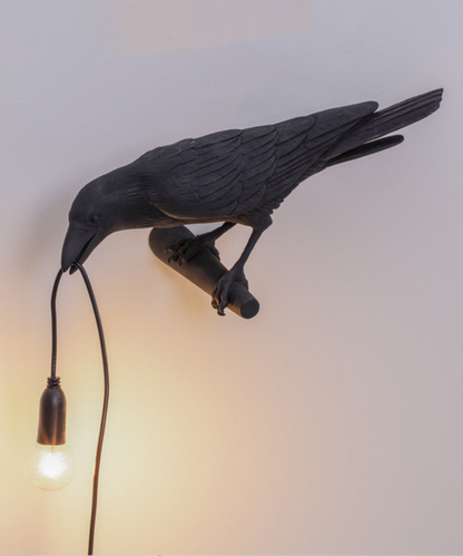 Vogel Tafellamp Unieke Kraaienlamp Dekoratie