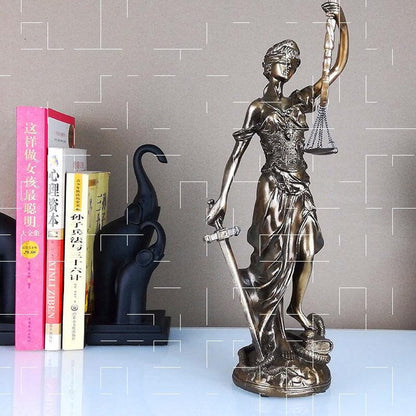 Rechtvaardigheid Beeld Figuur Justitia Decoratie