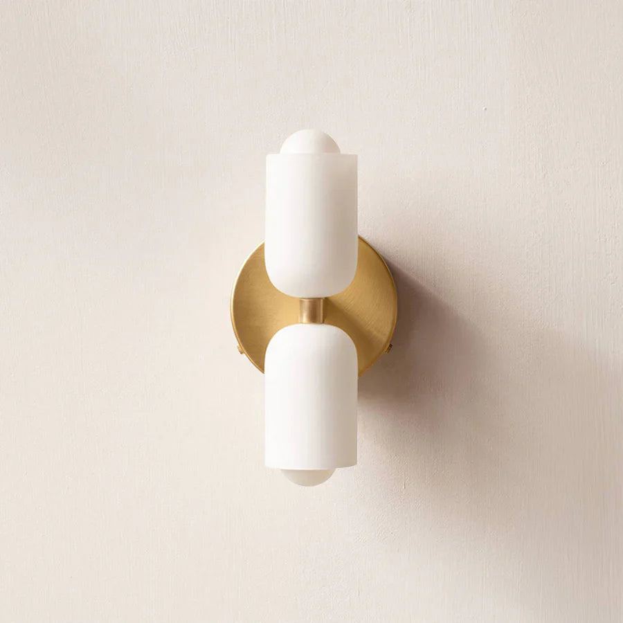 Wandlamp Acryl met Dubbele Lichtbron Warm Wit Licht