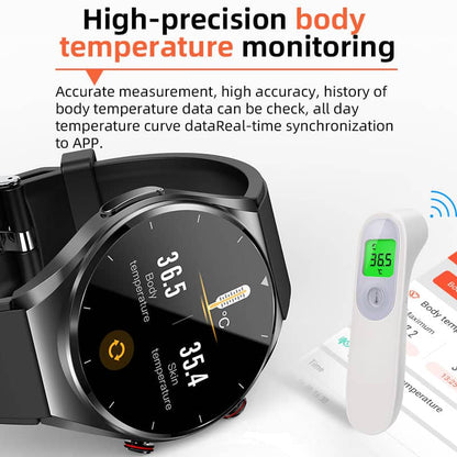 Smartwatch Suga Pro met ECG en Hartslagmonitoring