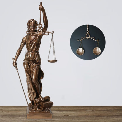 Rechtvaardigheid Beeld Figuur Justitia Decoratie