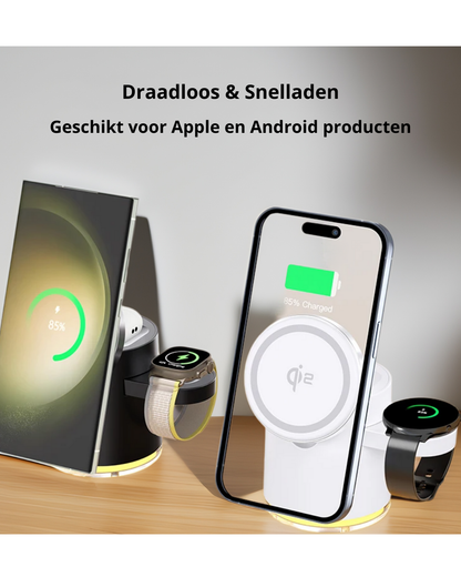 Universal Oplaadstation voor Apple en Android Apparaten