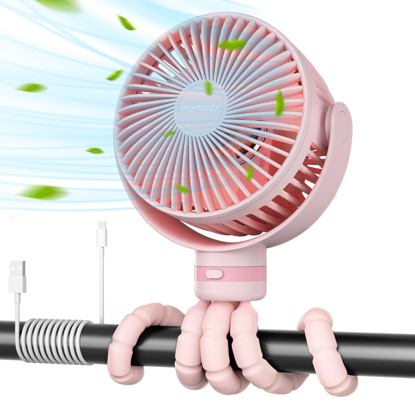 USB Reizen Handventilator Oplaadbaar Klein en Licht