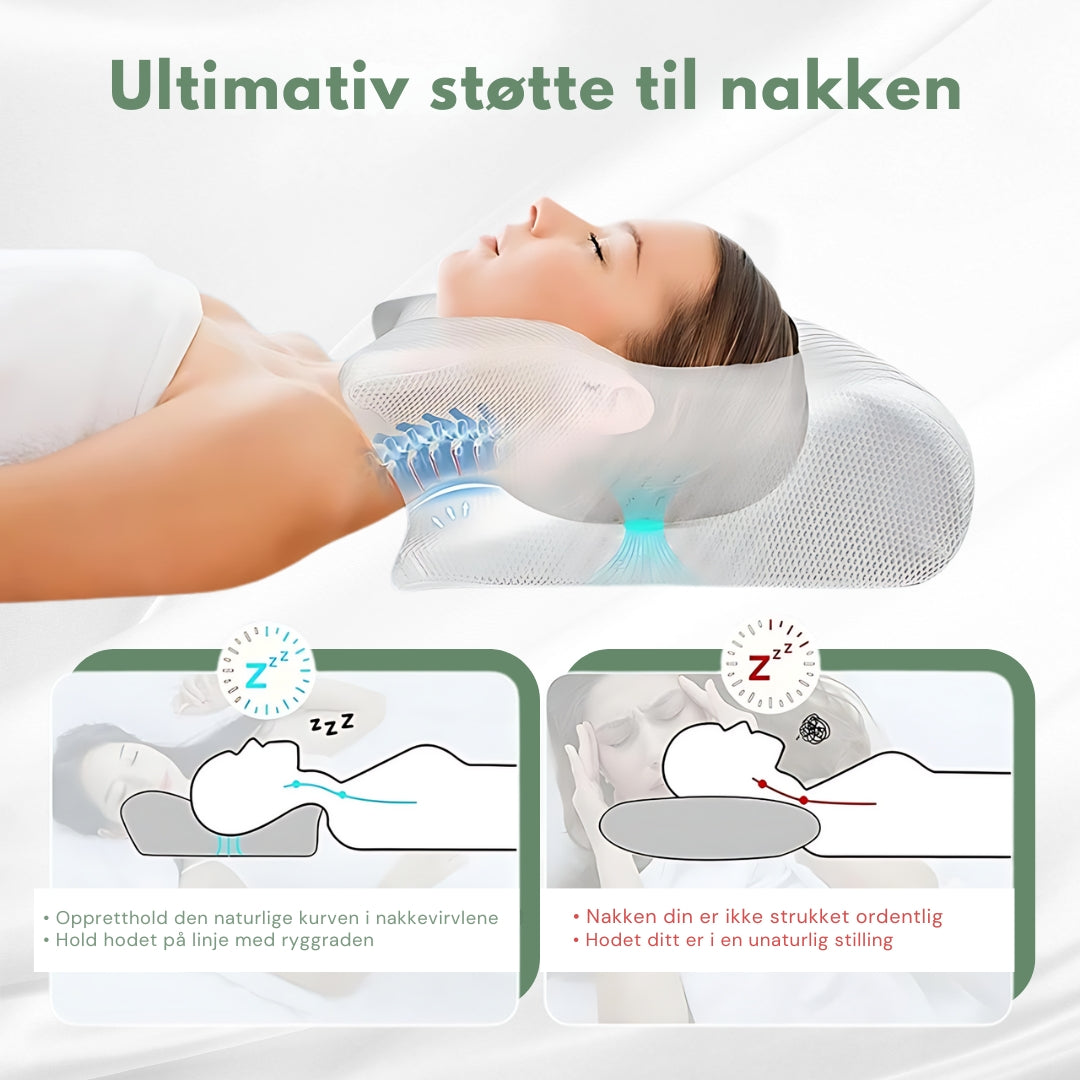 Ergonomisch Slaapkussen voor Rugpijn en Necksupport