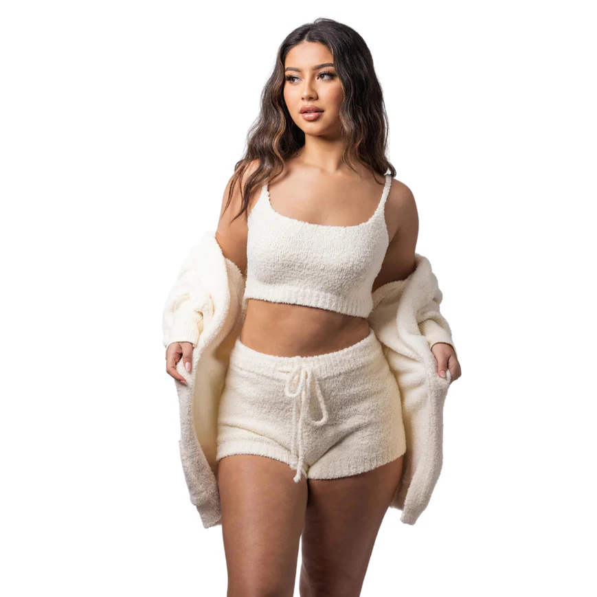 Zachte Pyjama Set voor Vrouw Comfortabel en Chique - Velinix