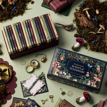 Schrijfwaren Adventskalender 24 Dagen Duurzaam met Kalender 2025
