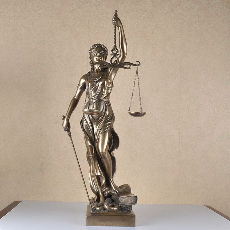 Rechtvaardigheid Beeld Figuur Justitia Decoratie