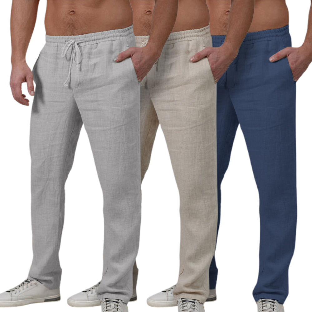 Heren Linnen Broek – Luchtig en Comfortabel Model voor Zomer