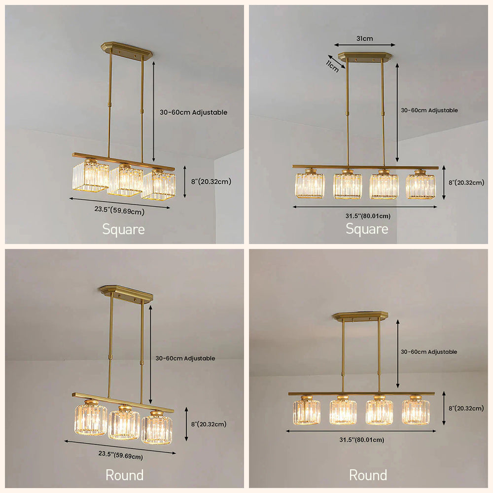 Moderne Hanglamp Art Deco Stijl Glazen Kroonluchter