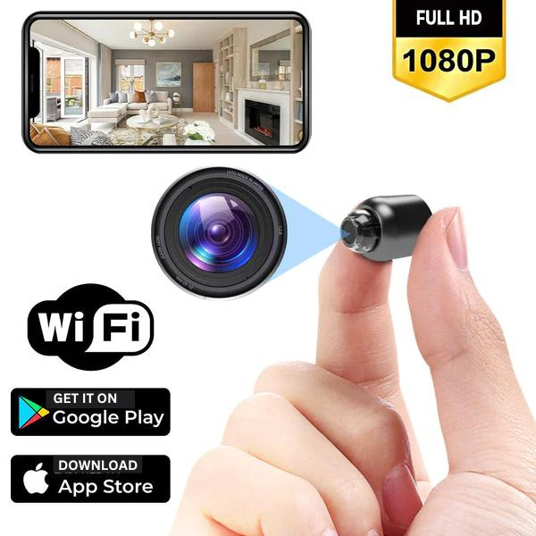 Mini Beveiligingscamera Full HD met Nachtzicht en Bewegingsdetectie