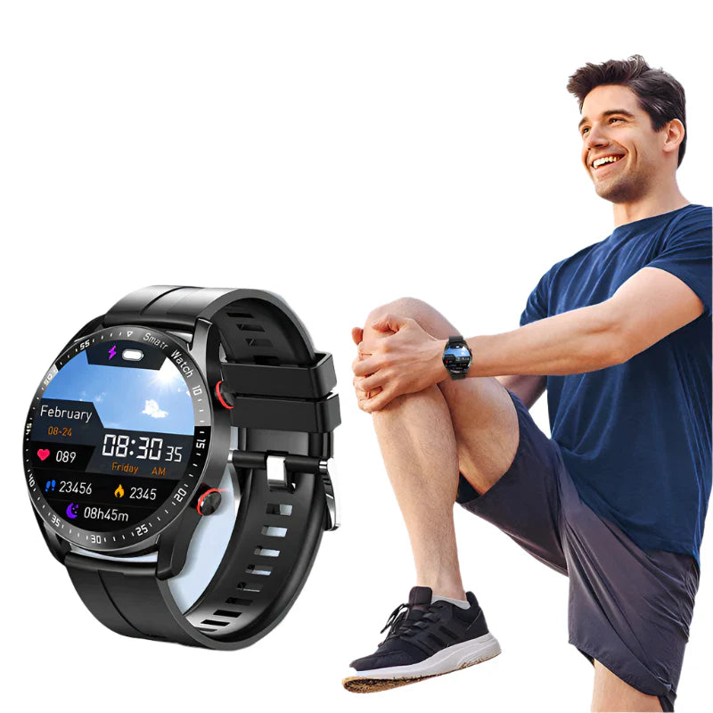Smartwatch LuxuraTech HW20 Met Hartslagmeter en GPS - Velinix