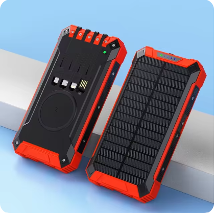 Draagbare PowerBank Zonnelader Waterdicht Solar