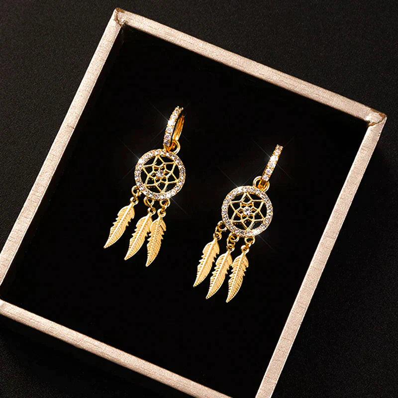 Gouden Oorbellen 14K Elegante Verfijning - Velinix