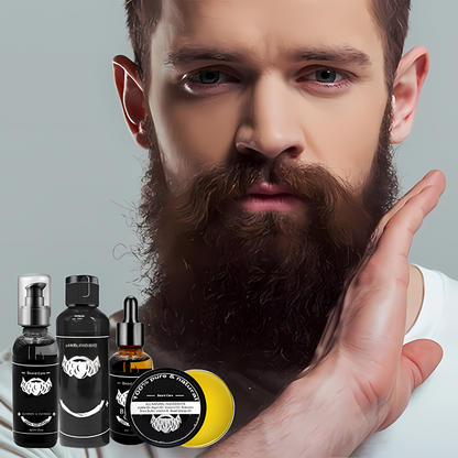 Baardverzorgingsset Compleet voor Mannen met Olies en Wax