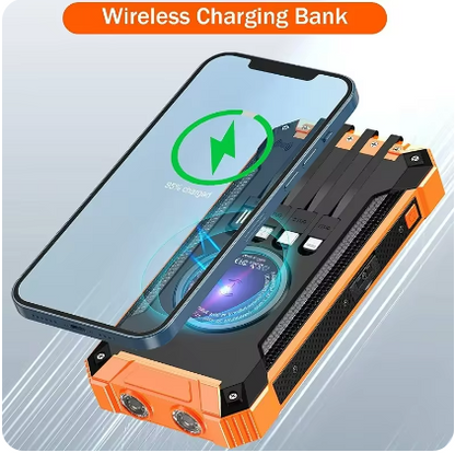 Draagbare PowerBank Zonnelader Waterdicht Solar