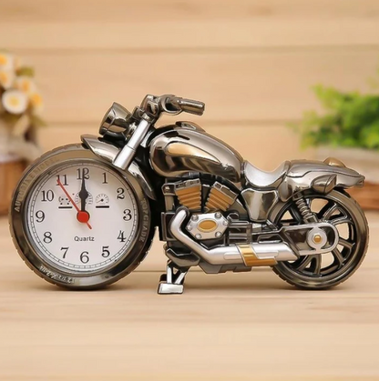 Retro Motorfiets Wekker MotoTime Uniek Design