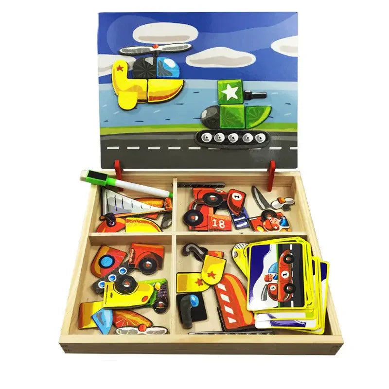 Magnetische Puzzel 3D Bouwspeelgoed voor Kinderen