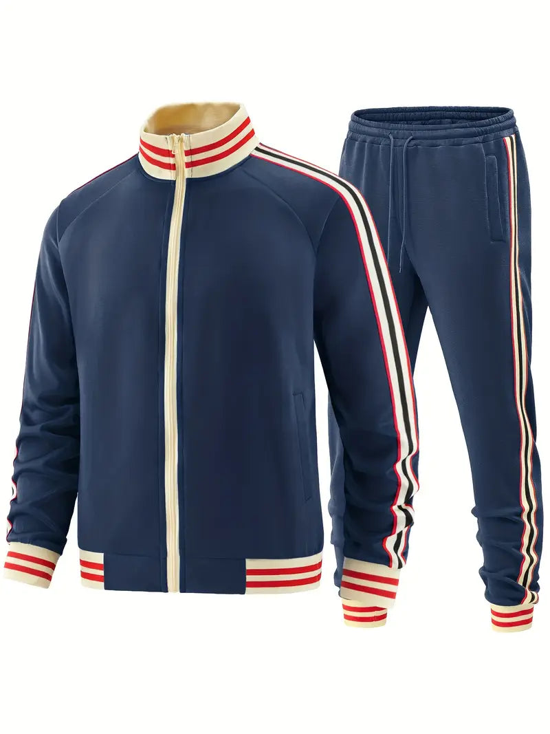 Enzo™ – Heren Trainingspak Stijlvol met Comfortabele Pasvorm en Zakjes-1