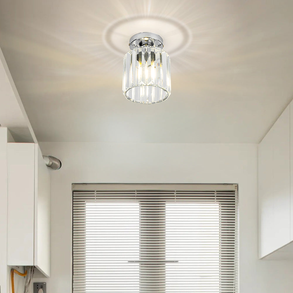 Zwart Plafondlamp Modern LED Flush Design