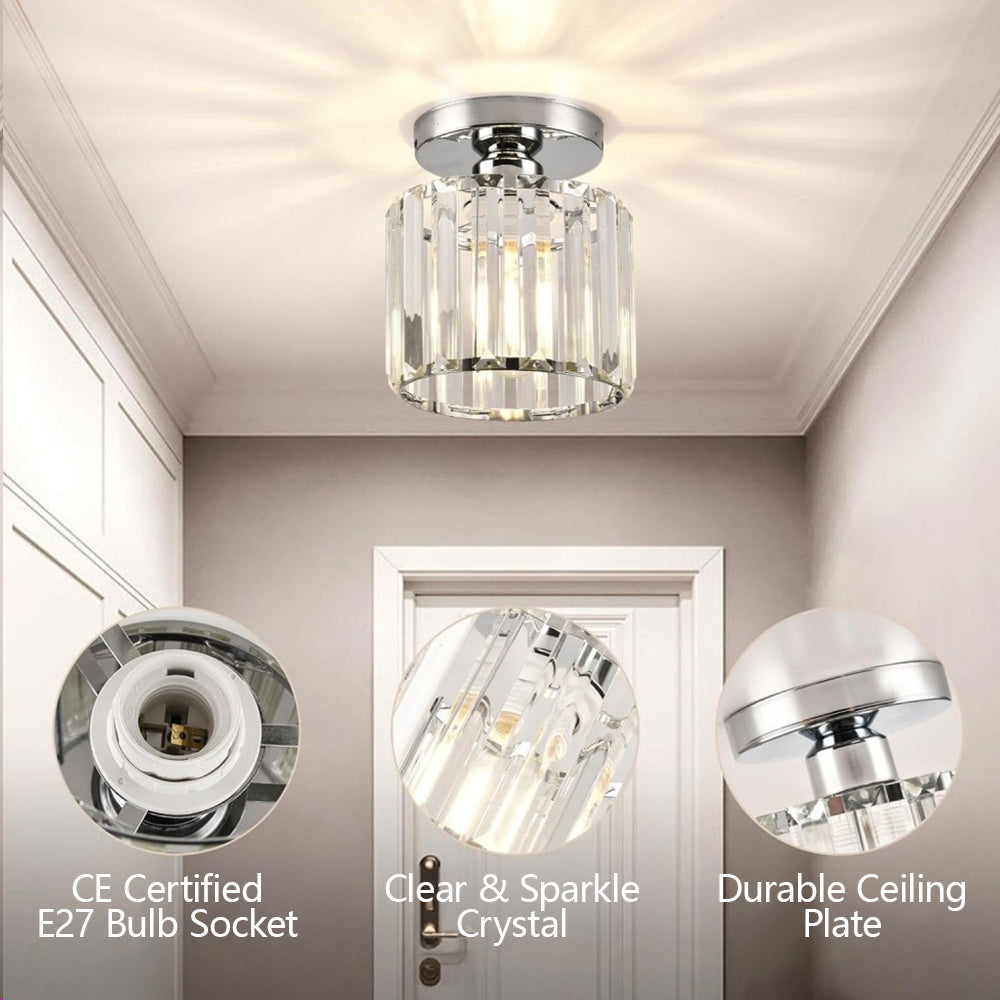 Zwart Plafondlamp Modern LED Flush Design