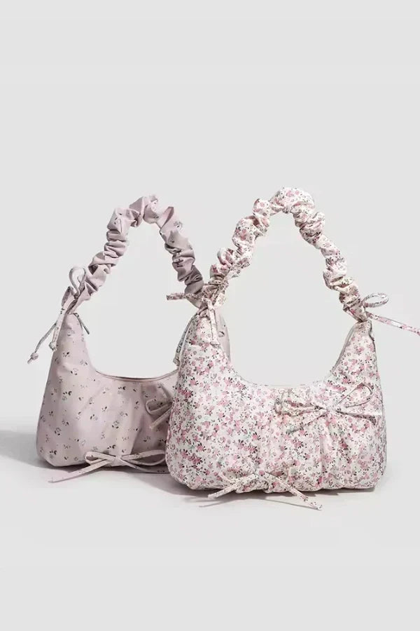 Dames Handtas Bloemenprint Polyester Eén Maat