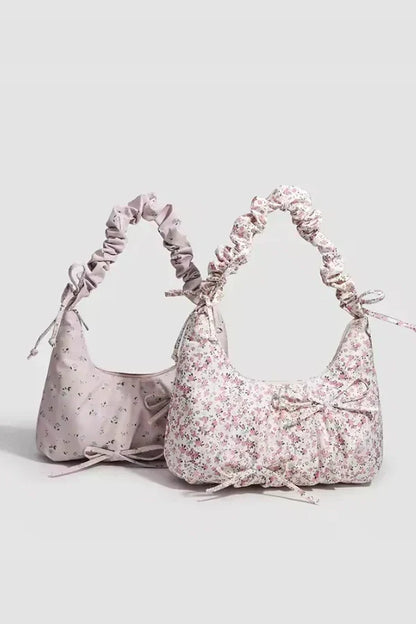 Dames Handtas Bloemenprint Polyester Eén Maat