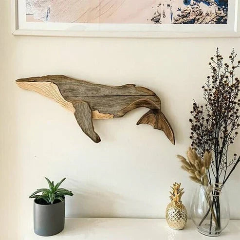 Houten Zee Ornament voor Wanddecoratie Ocean Thema