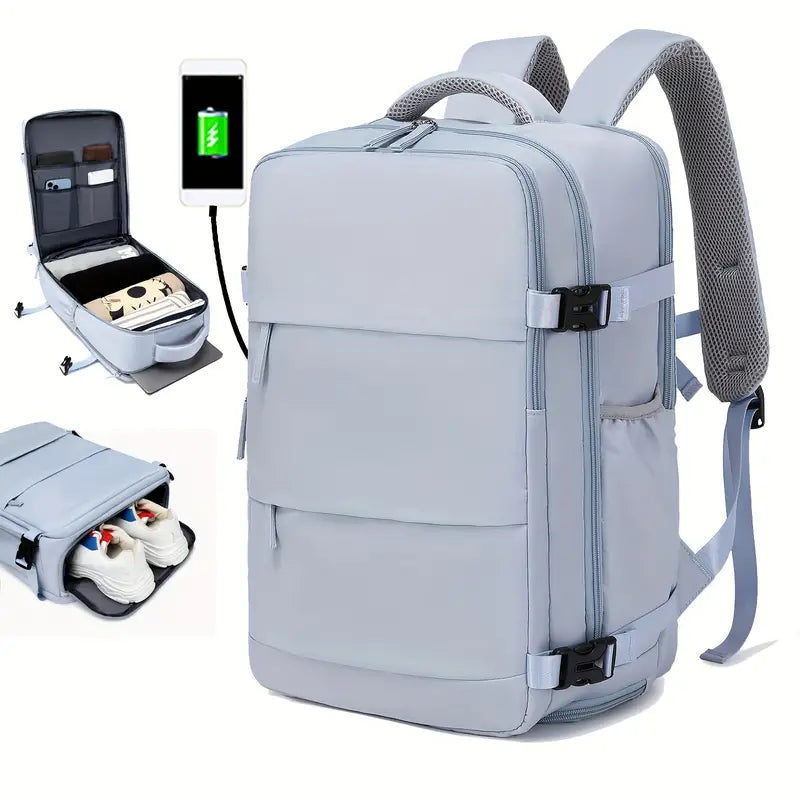Reistassen Rugzak Handbagage USB Oplader - Velinix