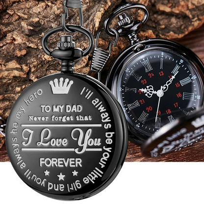 Zakhorloge Vaderdag Cadeau Klassiek Leer