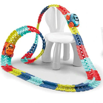 Magnetische Racebaan voor Kinderen Flexibel en Verlicht