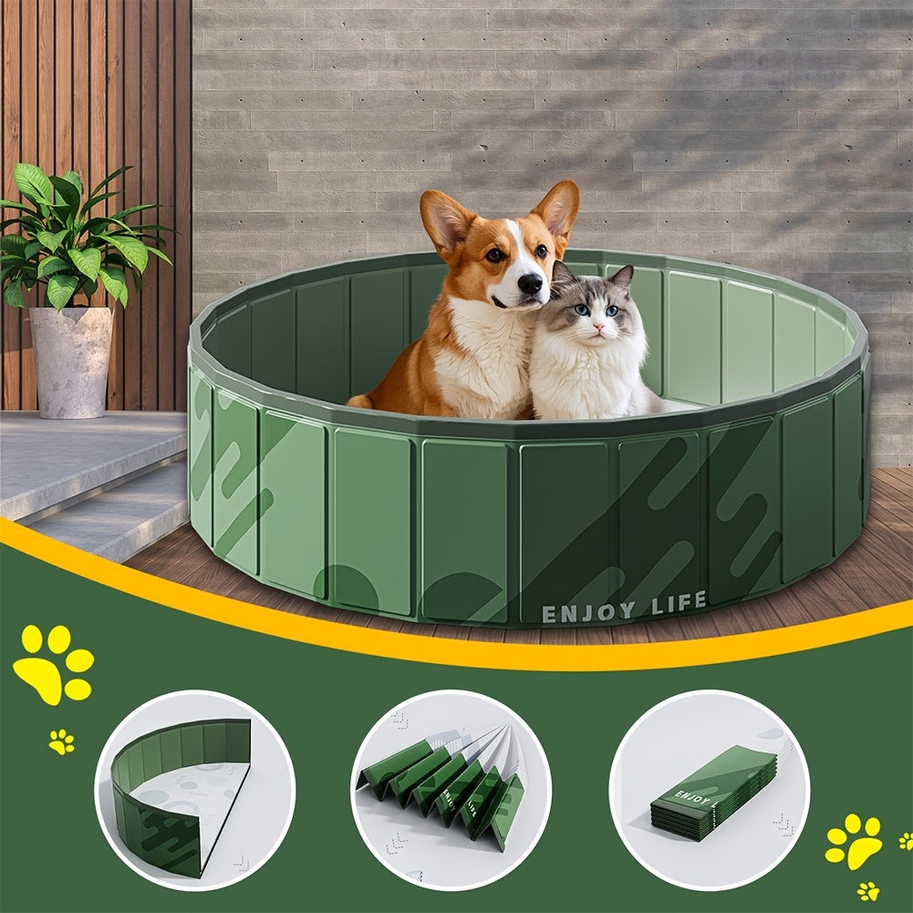 Opvouwbare Hondenbad 80cm Diameter PVC Robuust en Draagbaar - Velinix