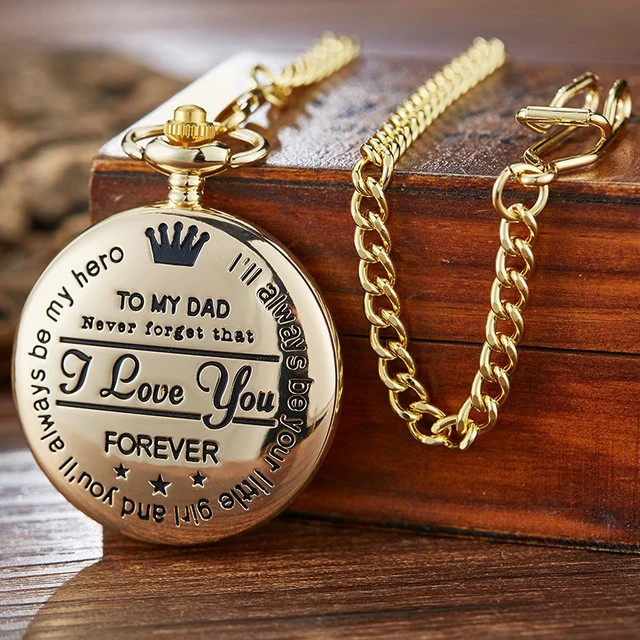 Zakhorloge Vaderdag Cadeau Klassiek Leer