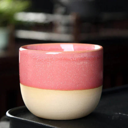 Keramische Theetasse Kleurrijk Geïllustreerd Design