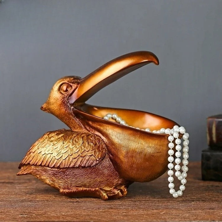 Wanddecoratie Pelikaan | Moderne Organizer voor Opgeruimd Thuis