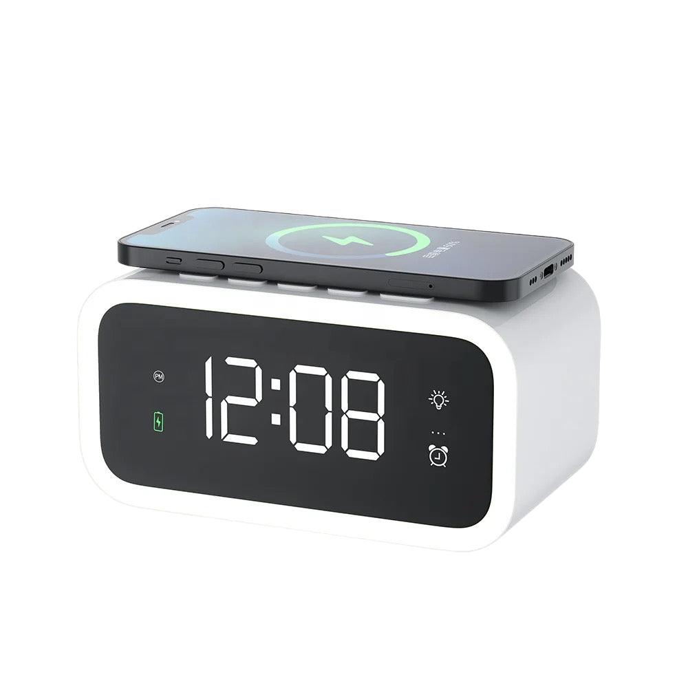Weker met Qi Oplader en Digitaal Display - Velinix