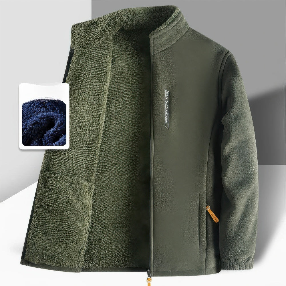 Heren Winterjack Fleece Gevoerd Warm en Waterdicht