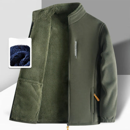 Heren Winterjack Fleece Gevoerd Warm en Waterdicht