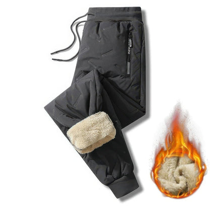 Heren Joggingbroek Fleece Dik Gevoerd met Trekkoord