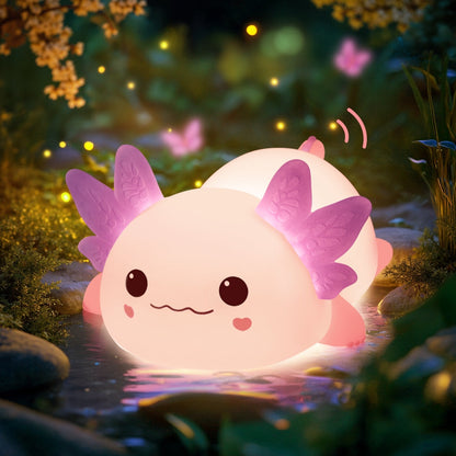 Axolotl Nachtlamp Schattig Zacht Verlichting