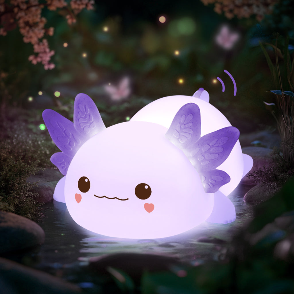 Axolotl Nachtlamp Schattig Zacht Verlichting