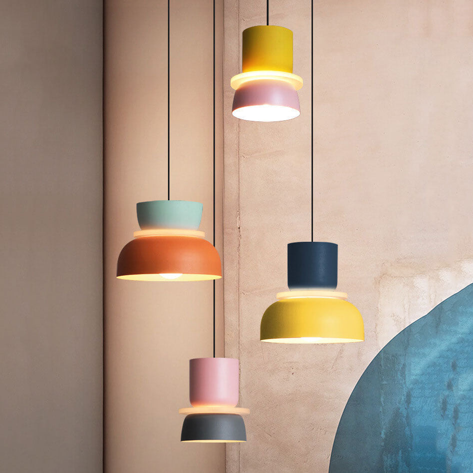 Kleurrijke Hanglamp LED Pendel Lamp Noordse Stijl - Velinix