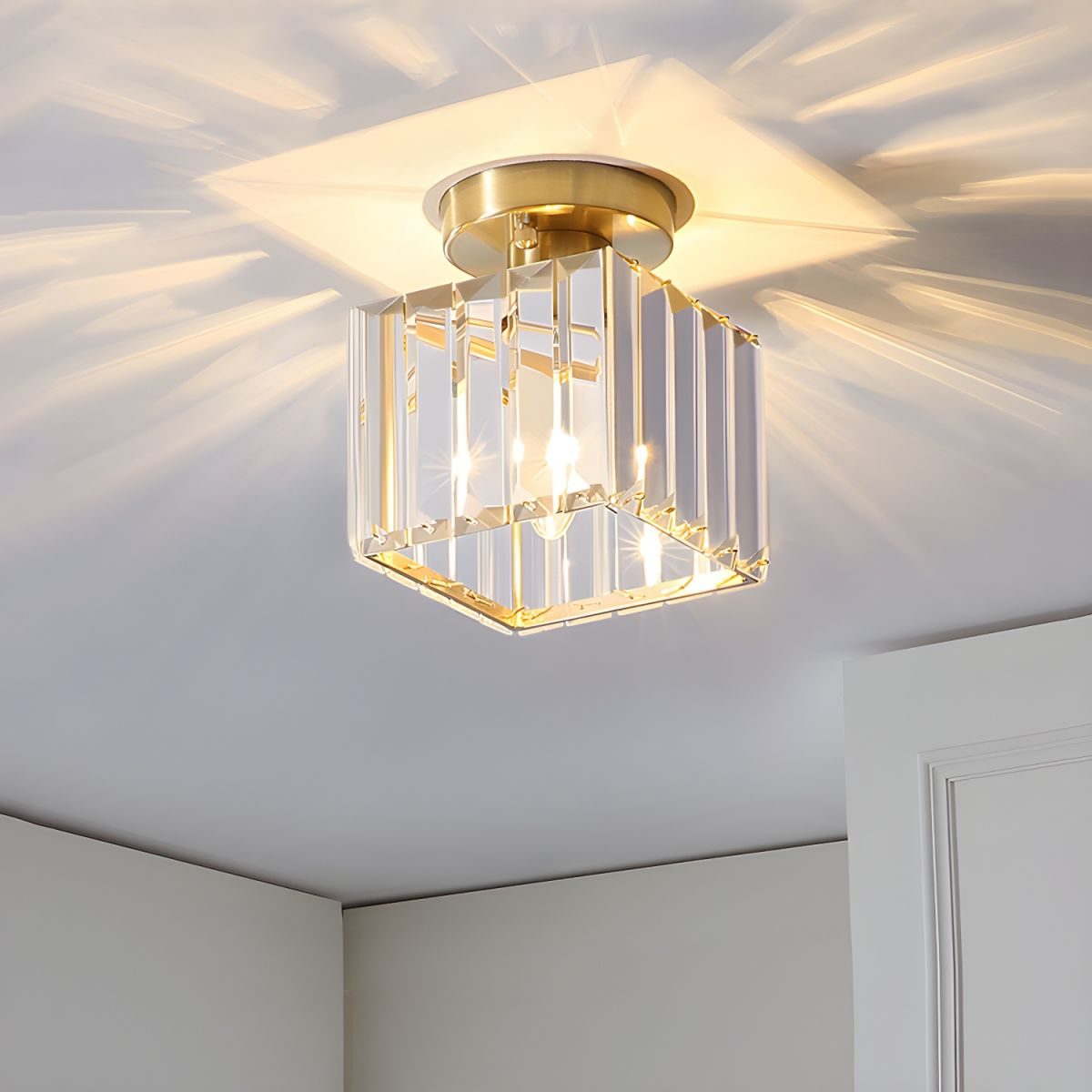 Zwart Plafondlamp Modern LED Flush Design