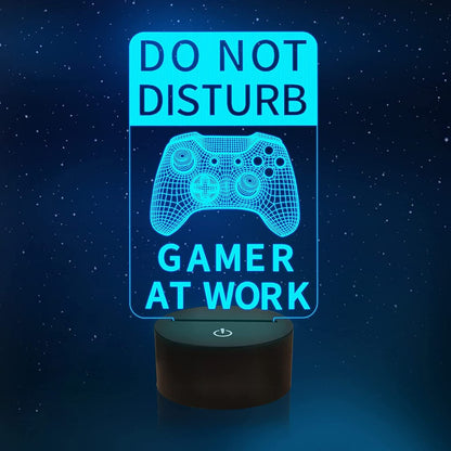 Gamer Lamp met 3D LED Verlichting voor Een Ultieme Game Ervaring