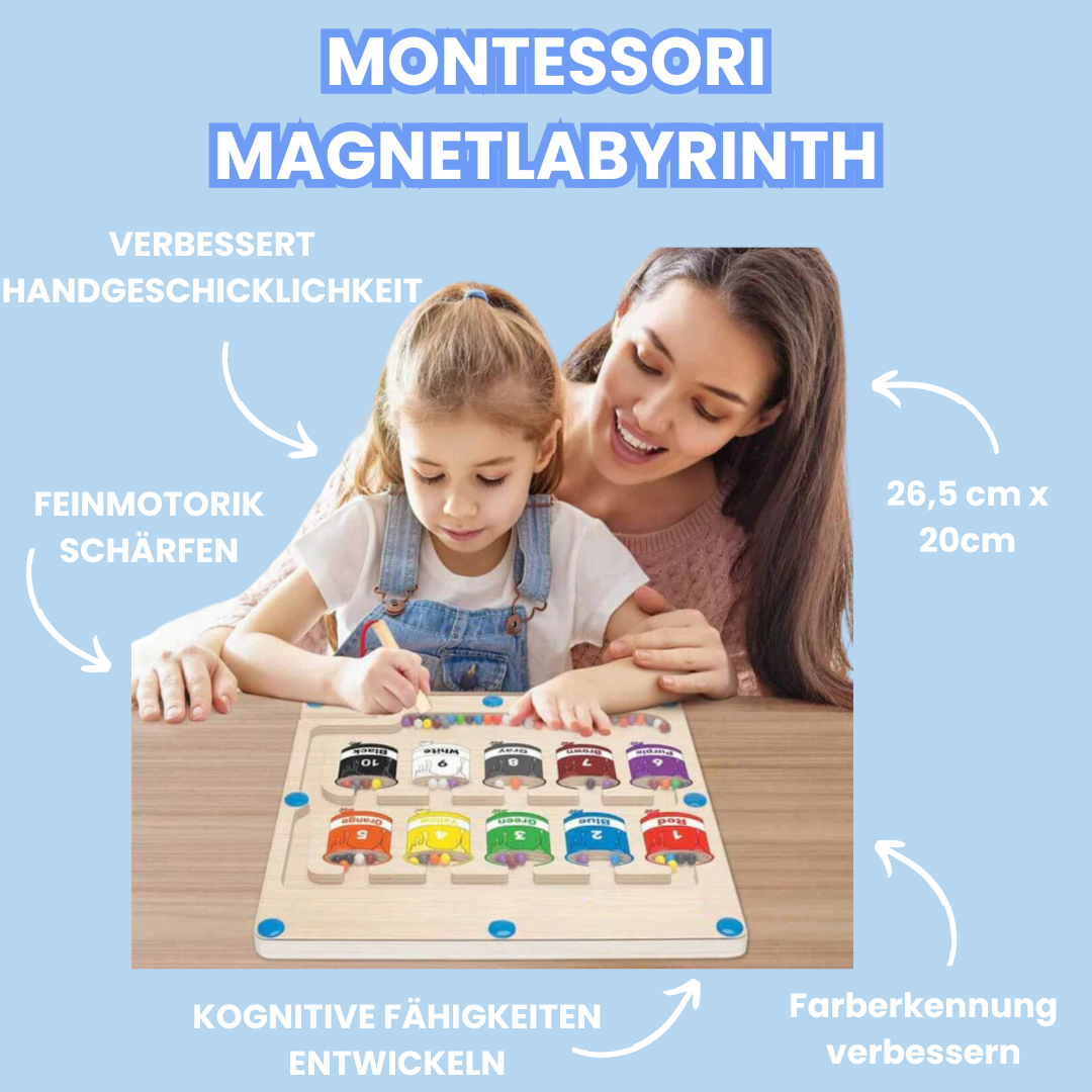 Montessori Leer- en Speelset 4-in-1 Houten Speelgoed