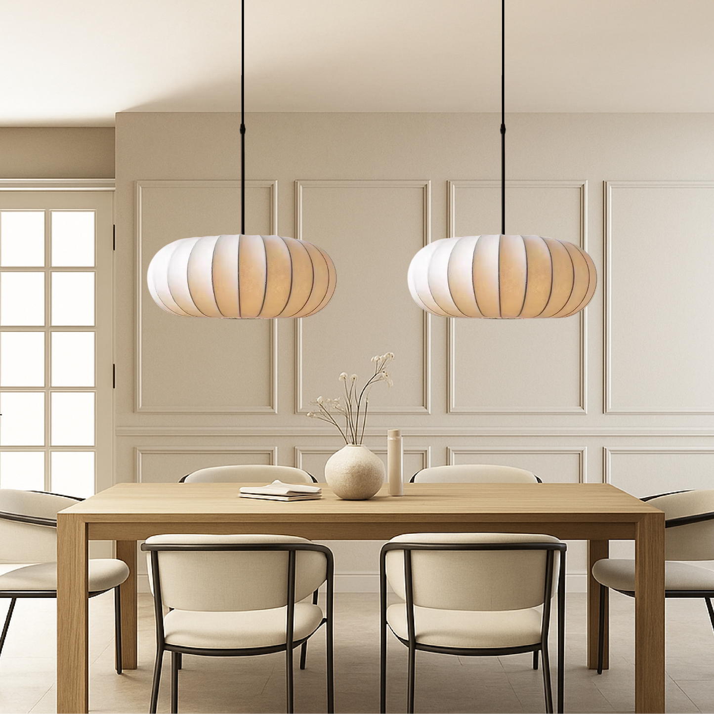 Zijden Hanglamp E27 Pendellamp Moderne Sfeerlamp