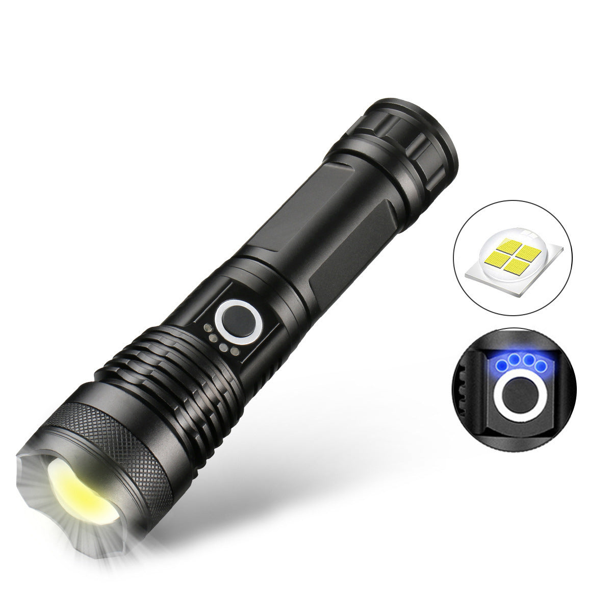 Krachtige Oplaadbare Zaklamp Superhelder Waterdicht - Velinix