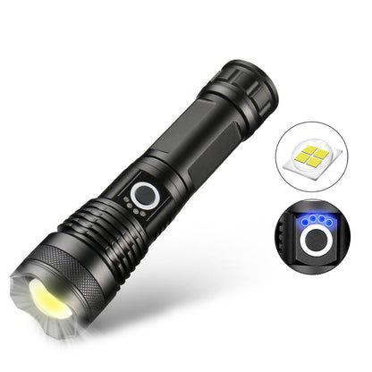 Krachtige Oplaadbare Zaklamp Superhelder Waterdicht - Velinix