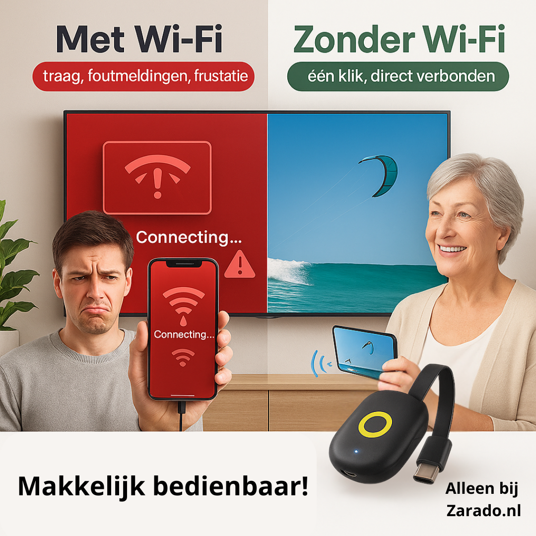 Streamalles Direct Op Groot Scherm Zonder Wifi