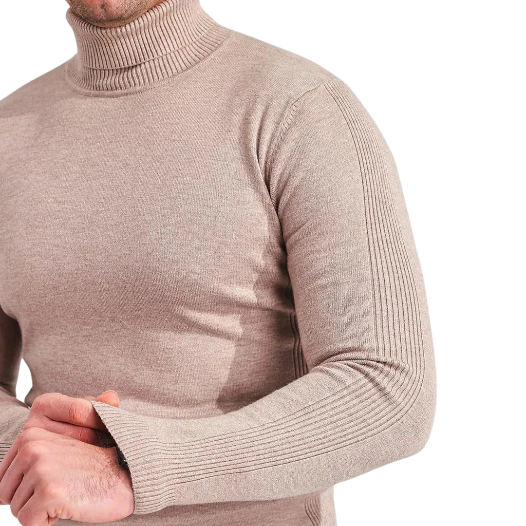 Dante™ – Heren Zwarte Coltrui van Kasjmier Blend voor Luxe Comfort-4